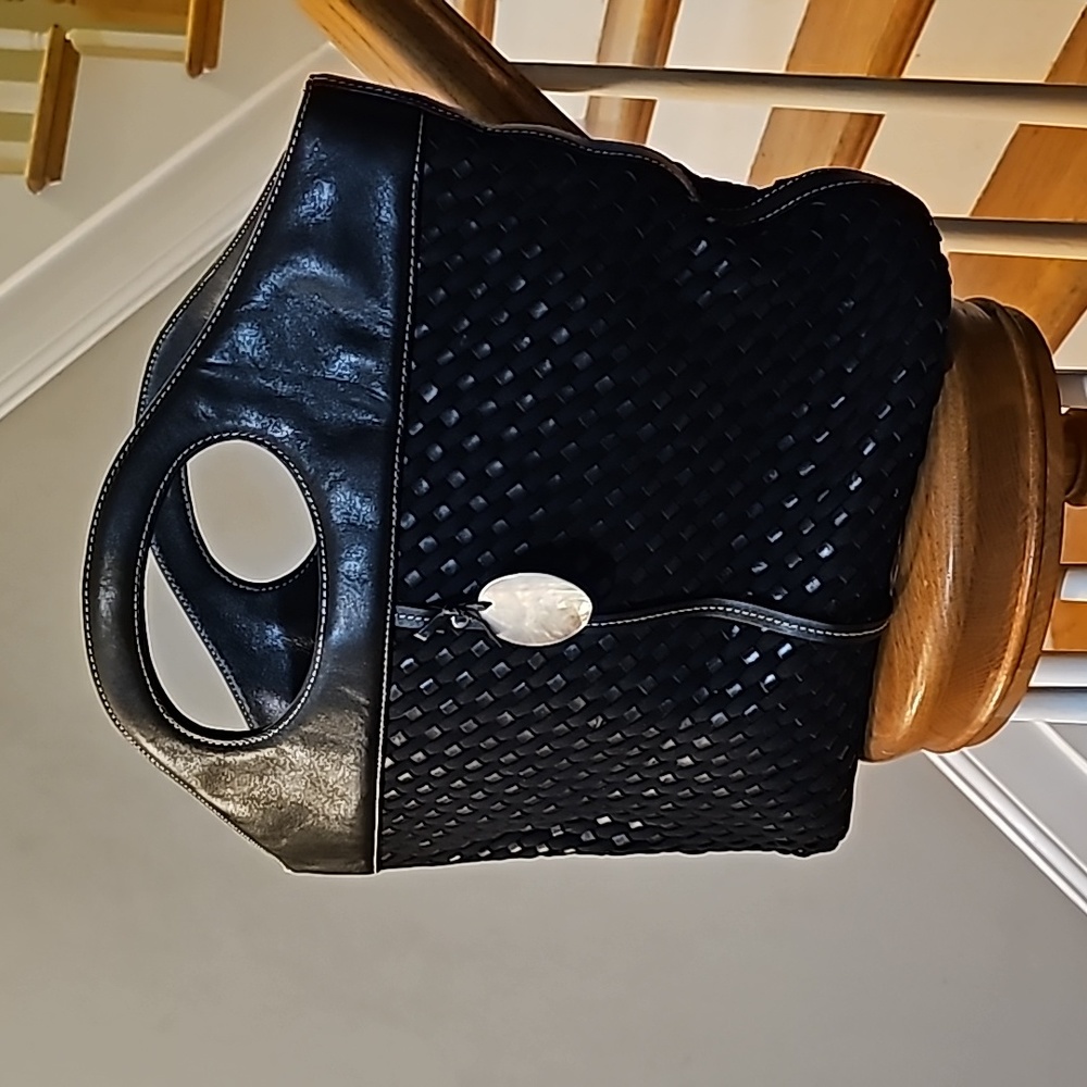 Preston & York Top Handle Leather Tote